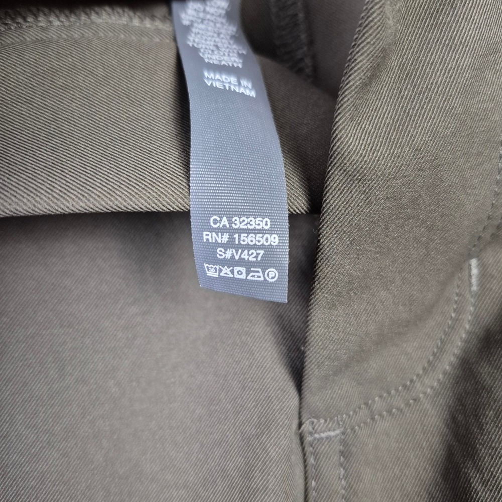 Vuori Cascade Chino Pant Mens 36 Dark Oregano Brown Technical Stretch V427 - Picture 7 of 12